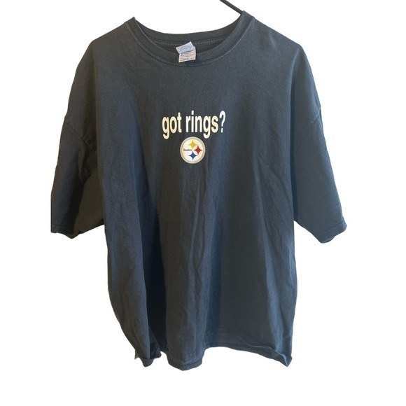 Vintage Pittsburgh‎ Steelers Tshirt GotRings Size XXL - Picture 1 of 4